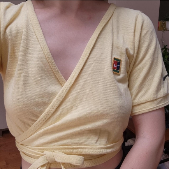 Upcycled Nike wrap top - Picture 3 of 3